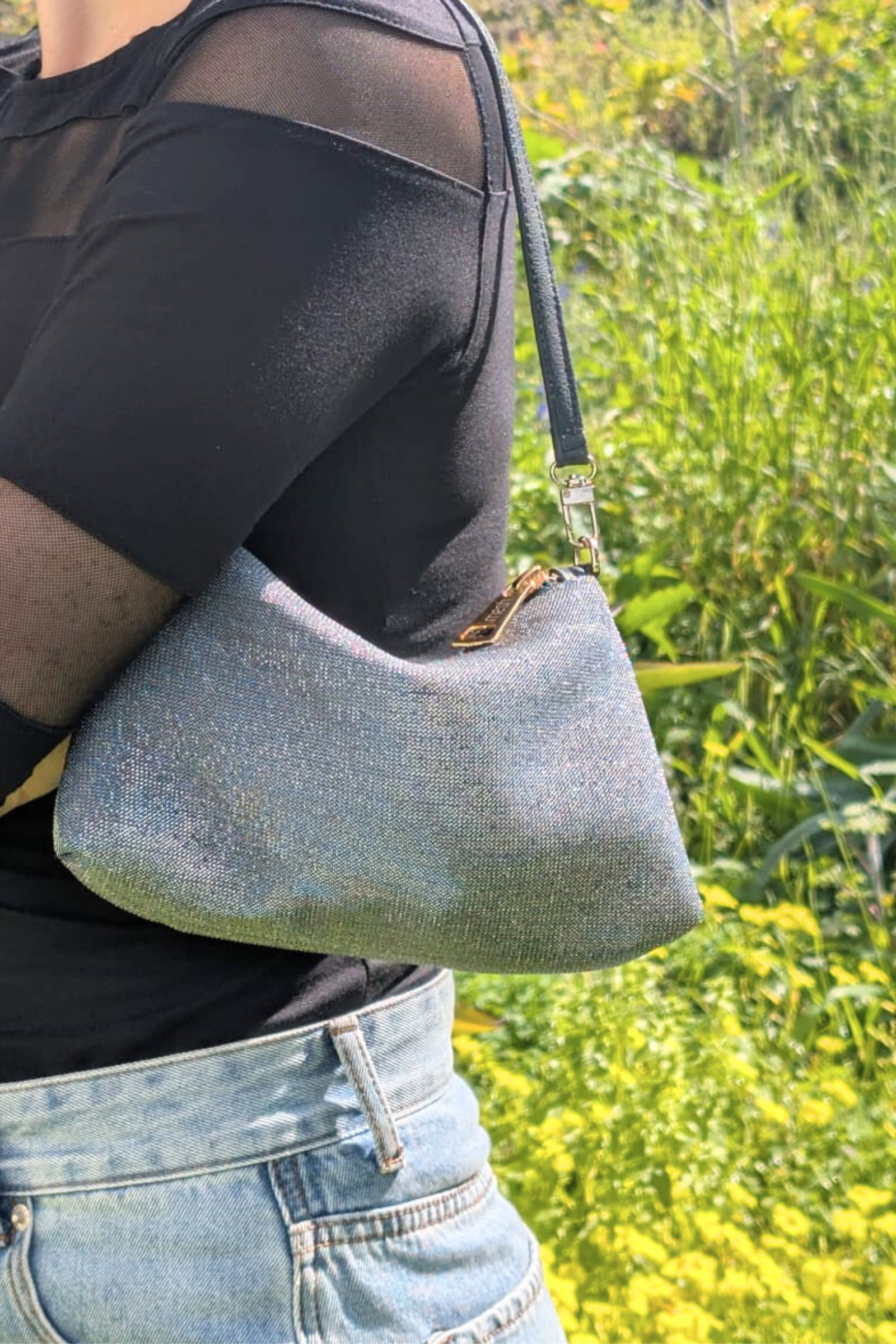 Mini MESH Bag - Silver