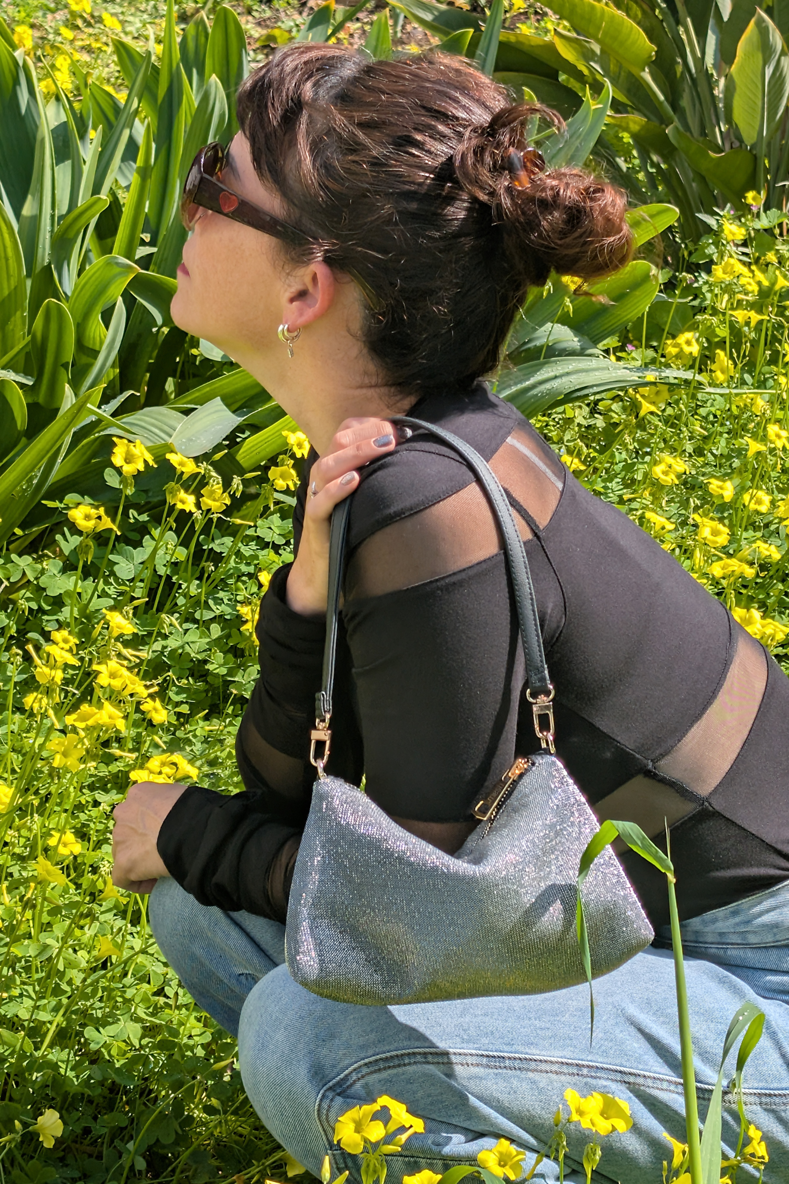 Mini MESH Bag - Silver