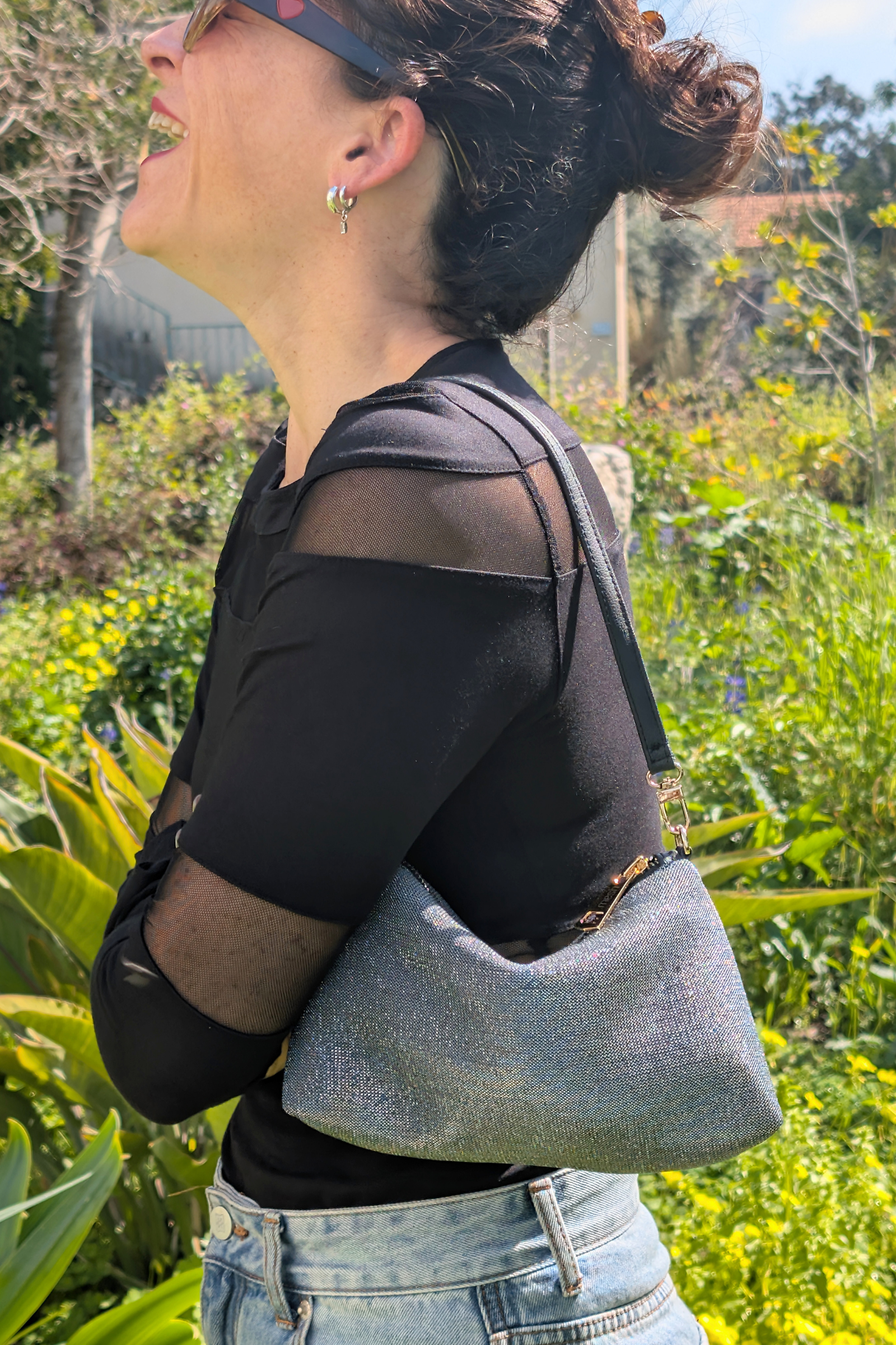 Mini MESH Bag - Silver