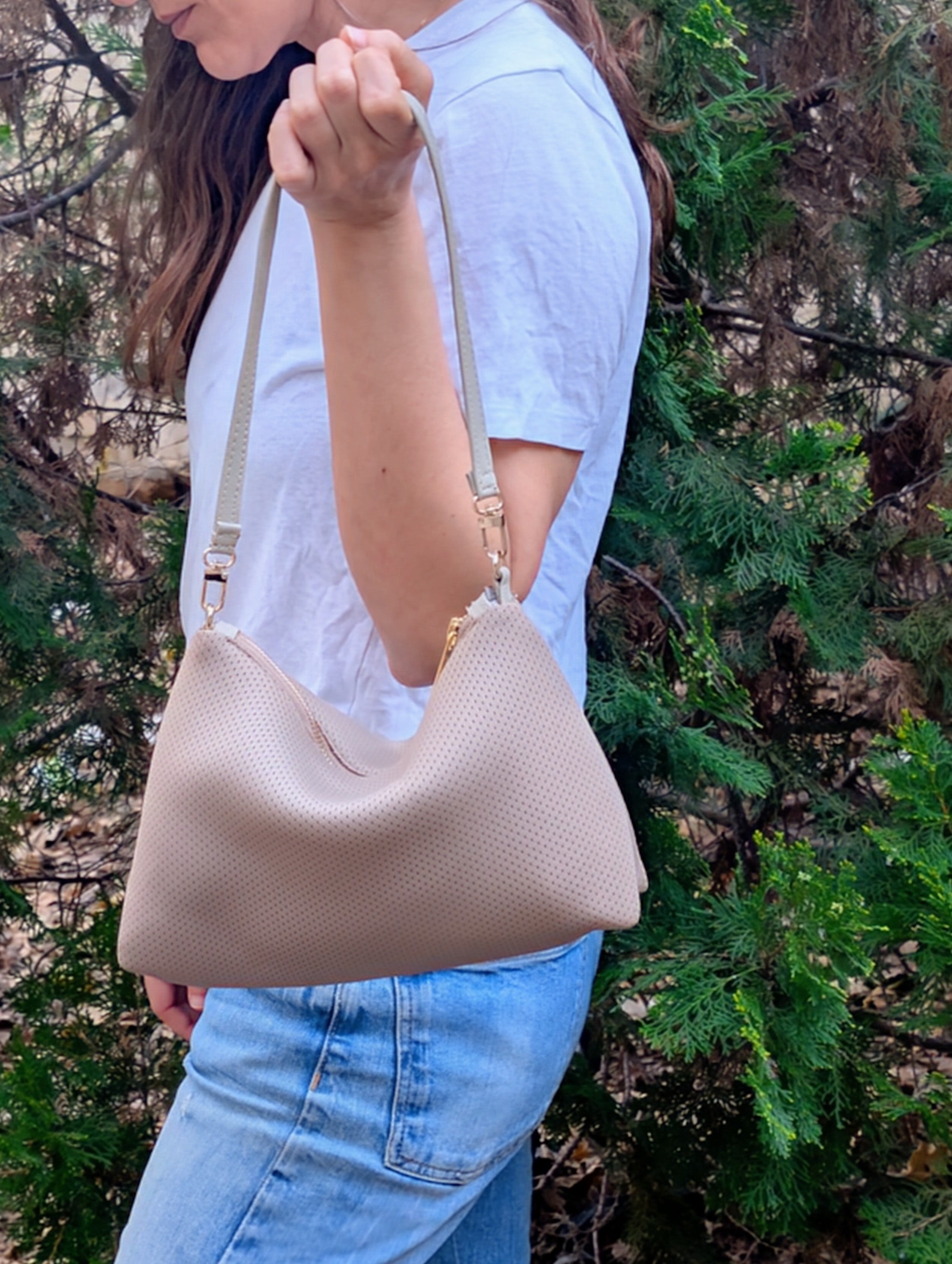 ZIPPER MESH BAG - SPORTY KHAKI