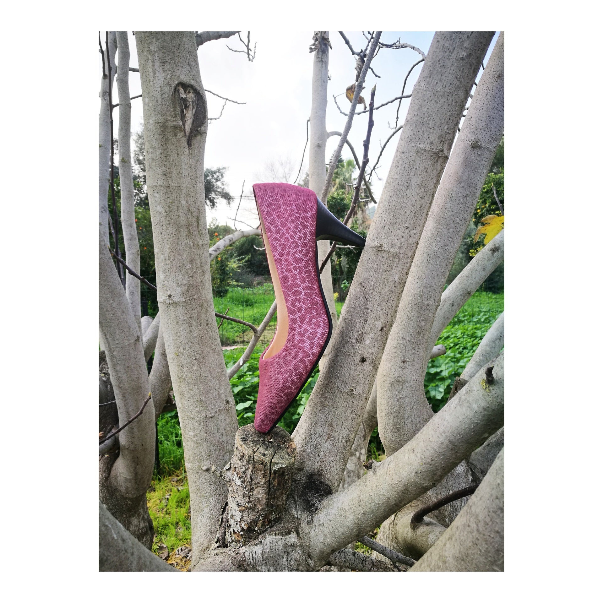 Bordeaux with printed MESH pumps