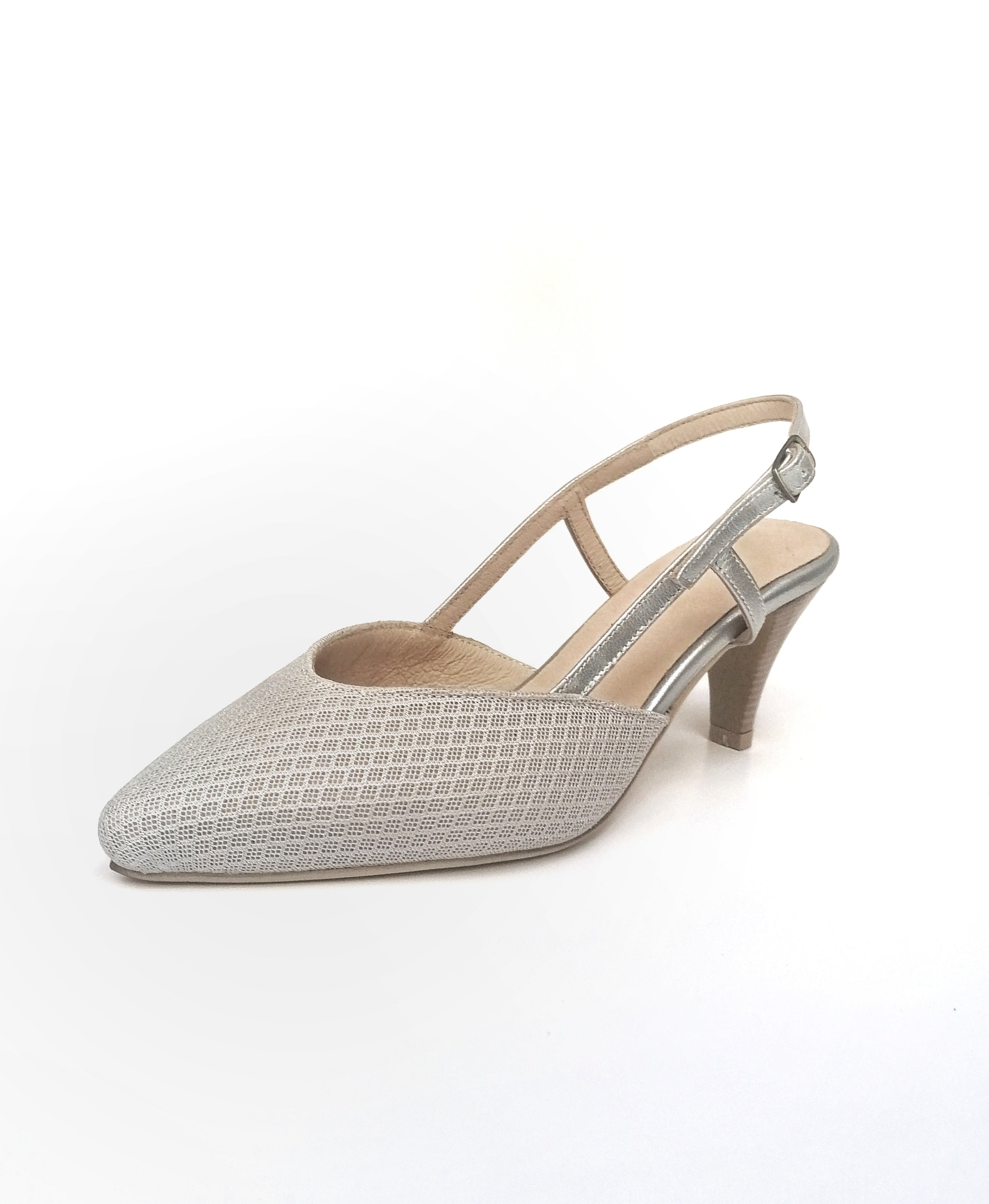 #13 Silver mesh Sandal