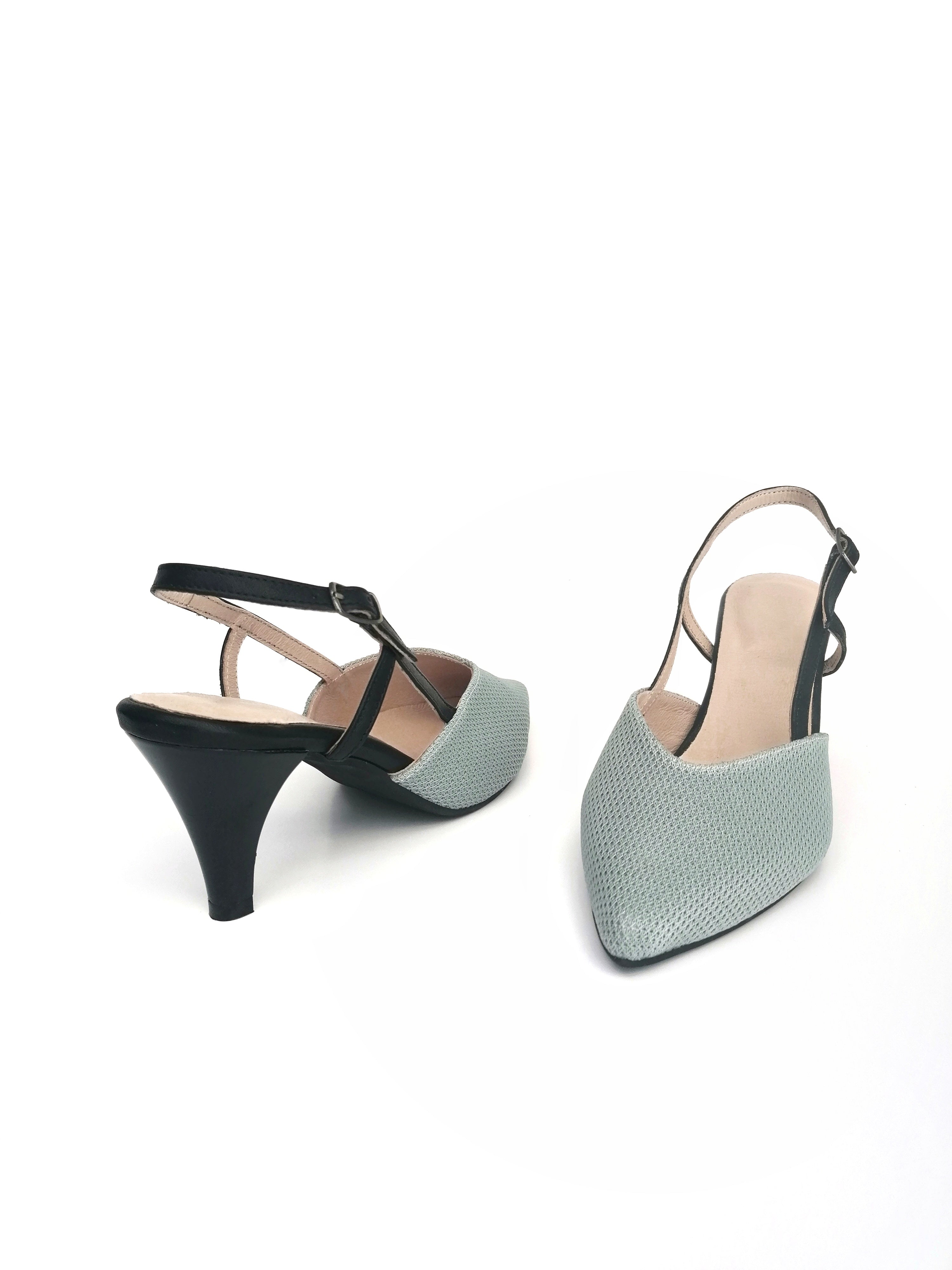 #13 Dusty mint mesh sandal