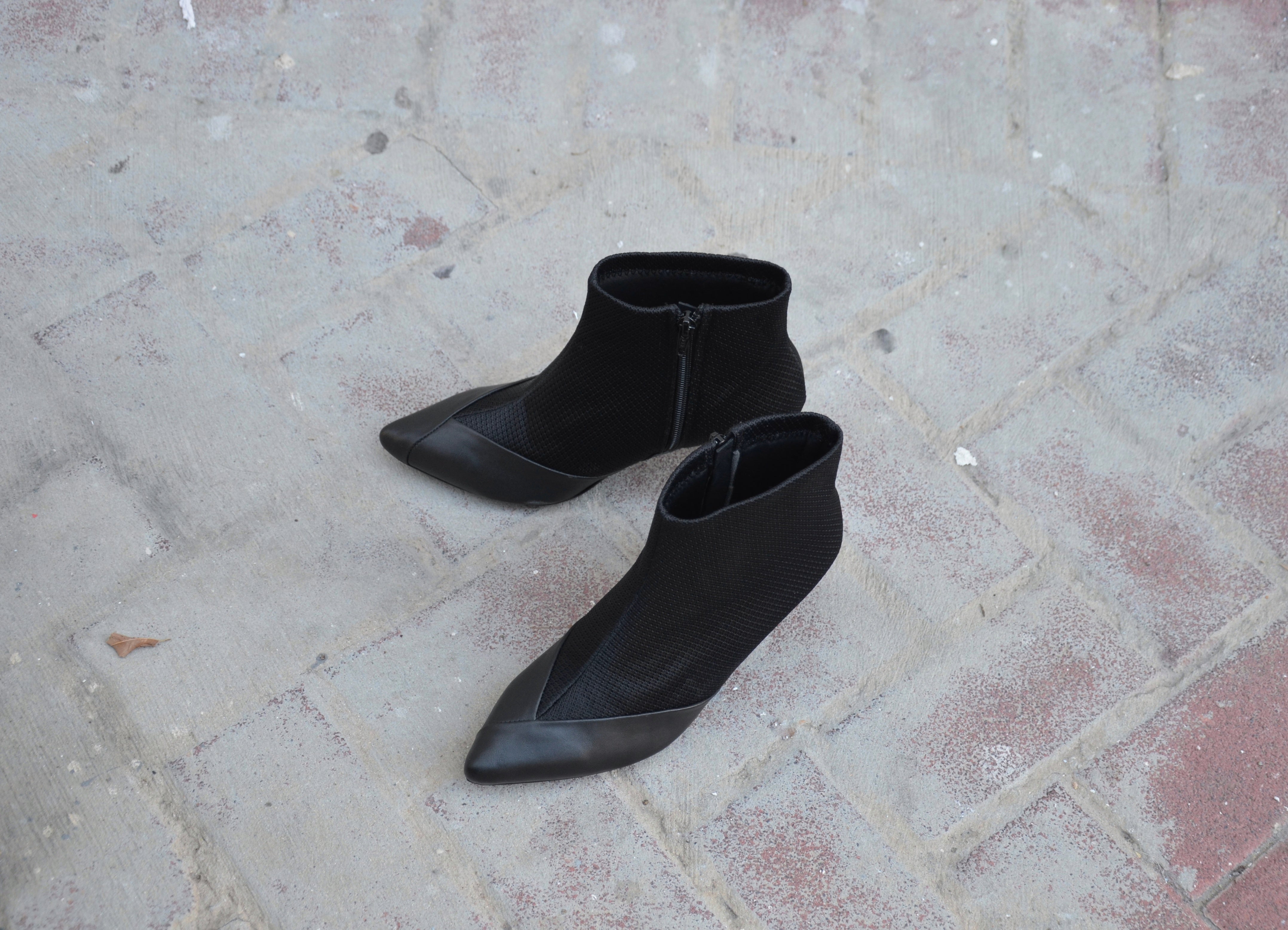 #16 SUPER BLACK MESH BOOTIES